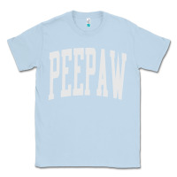 Dusty Blue peepaw grandpa new grandfather fathers Classic Tee - tuanDangUi