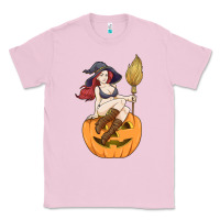 Bubblegum Pink sexy witch halloween costume blackcraft pumpkin wi Classic Tee - tuanDangUi