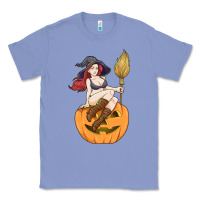 Colony Blue sexy witch halloween costume blackcraft pumpkin wi Classic Tee - tuanDangUi