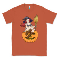 Copper sexy witch halloween costume blackcraft pumpkin wi Classic Tee - tuanDangUi