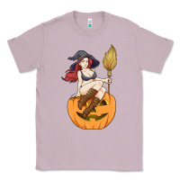 Lilac sexy witch halloween costume blackcraft pumpkin wi Classic Tee - tuanDangUi