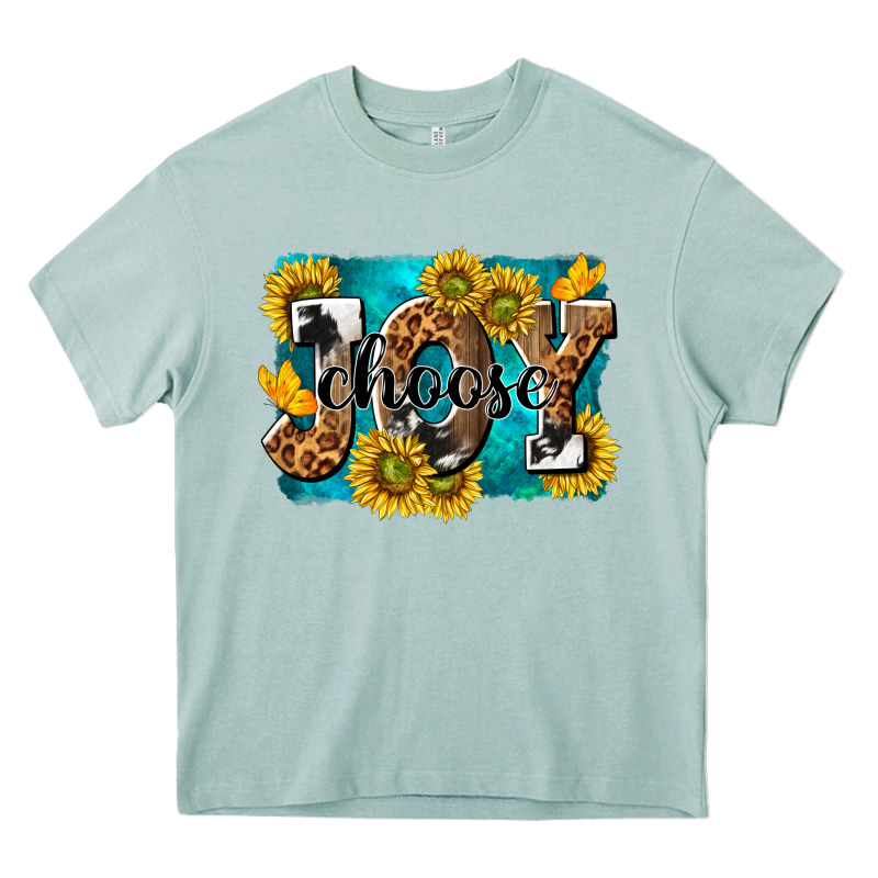 Choose Joy Heavy Core Tee by NancyCooperArtShop | Teevron