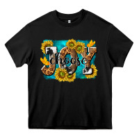 Black choose joy Heavy Core Tee - NancyCooperArtShop