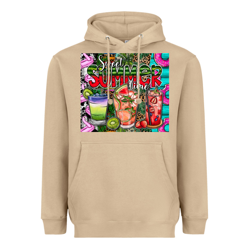 Summer Time Heavyweight Hoodie by CowhideDigitalArt | Teevron
