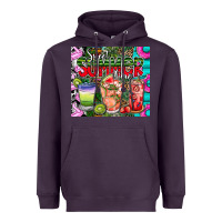 Plum summer time Heavyweight Hoodie - CowhideDigitalArt