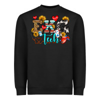 Black ekg tech Heavyweight Sweatshirt - OliviaCreatesArt