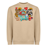 Mushroom ekg tech Heavyweight Sweatshirt - OliviaCreatesArt