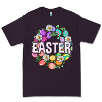 Plum Easter with eggs and daisy Premium Tee - NancyCooperArtShop