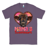 Lavender mama's sweetheart highland calf Classic Tee - RanaPortraitStore