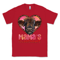 Red mama's sweetheart highland calf Classic Tee - RanaPortraitStore