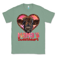 Sage mama's sweetheart highland calf Classic Tee - RanaPortraitStore