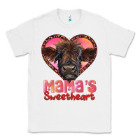 White mama's sweetheart highland calf Classic Tee - RanaPortraitStore