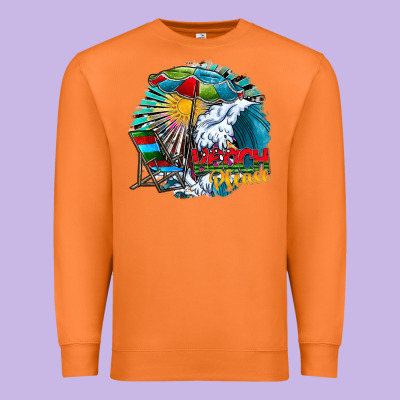 Beach Please Premium Sweatshirt Designed By Cowhidedigitalart