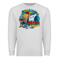 Dove Grey beach please Premium Sweatshirt - CowhideDigitalArt