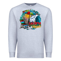 Heather Grey beach please Premium Sweatshirt - CowhideDigitalArt