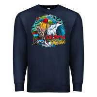 Navy beach please Premium Sweatshirt - CowhideDigitalArt