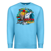 Ocean Blue beach please Premium Sweatshirt - CowhideDigitalArt