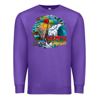 Purple beach please Premium Sweatshirt - CowhideDigitalArt