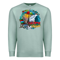 Seafoam beach please Premium Sweatshirt - CowhideDigitalArt