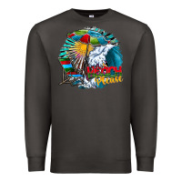 Smoke beach please Premium Sweatshirt - CowhideDigitalArt