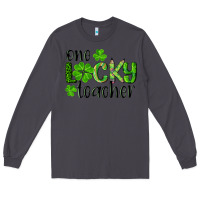 Smoke st. patrick's day one lucky teacher Long Sleeve Tee - RanaPortraitStore