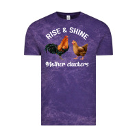 Cloud Purple Rise and Shine Mother Cluckers Vintage Tee - Bettercallsaul