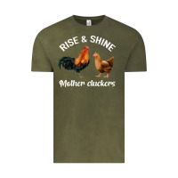 Vintage Olive Rise and Shine Mother Cluckers Vintage Tee - Bettercallsaul