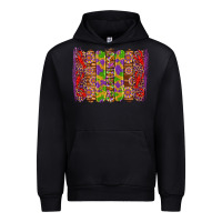 Black mardi gras crawfish brushstrokes Urban Hoodie - Artiststas