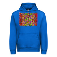 Cobalt mardi gras crawfish brushstrokes Urban Hoodie - Artiststas
