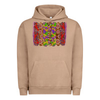 Pigment Burro mardi gras crawfish brushstrokes Urban Hoodie - Artiststas