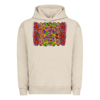 Pigment French Oak mardi gras crawfish brushstrokes Urban Hoodie - Artiststas