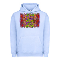 Pigment Grape Ice mardi gras crawfish brushstrokes Urban Hoodie - Artiststas