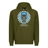 Army Green rocky the squirrel retro vintage Premium Hoodie - tuanDangUi