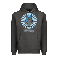 Charcoal Heather rocky the squirrel retro vintage Premium Hoodie - tuanDangUi