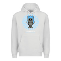 Dove Grey rocky the squirrel retro vintage Premium Hoodie - tuanDangUi