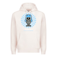 Pale Pink rocky the squirrel retro vintage Premium Hoodie - tuanDangUi