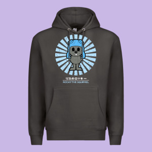 Rocky The Squirrel Retro Vintage Premium Hoodie Designed By Tuandangui