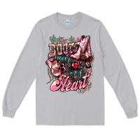 Moon Dust Boots never broke my heart Long Sleeve Tee - HowdyJamesFarm