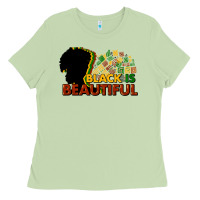 Matcha black is beautiful Ladies Tee - NancyCooperArtShop