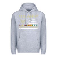 Heather Grey Vietnam Veteran Shirt US Army Veteran Day Women Me Premium Hoodie - tuanDangUi