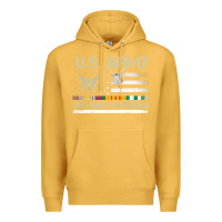 Mustard Vietnam Veteran Shirt US Army Veteran Day Women Me Premium Hoodie - tuanDangUi