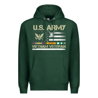 Sports Green Vietnam Veteran Shirt US Army Veteran Day Women Me Premium Hoodie - tuanDangUi