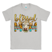 Moon Dust Western Blessed Mom Charolais Bull Classic Tee - LillyAllenDesigns