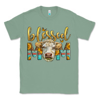 Sage Western Blessed Mom Charolais Bull Classic Tee - LillyAllenDesigns