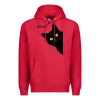 Cardinal black cat day halloween black cat meow Premium Hoodie - tuanDangUi