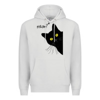 Dove Grey black cat day halloween black cat meow Premium Hoodie - tuanDangUi