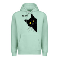 Seafoam black cat day halloween black cat meow Premium Hoodie - tuanDangUi