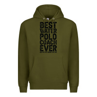 Army Green Best Coach Ever And Bought Me This Water Polo Coac Premium Hoodie - tuanDangUi