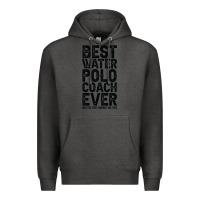 Charcoal Heather Best Coach Ever And Bought Me This Water Polo Coac Premium Hoodie - tuanDangUi