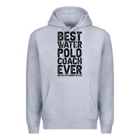 Heather Grey Best Coach Ever And Bought Me This Water Polo Coac Premium Hoodie - tuanDangUi